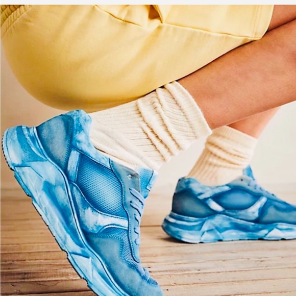 Free People Let’s Wander Washed Sneaker - Picture 4 of 11